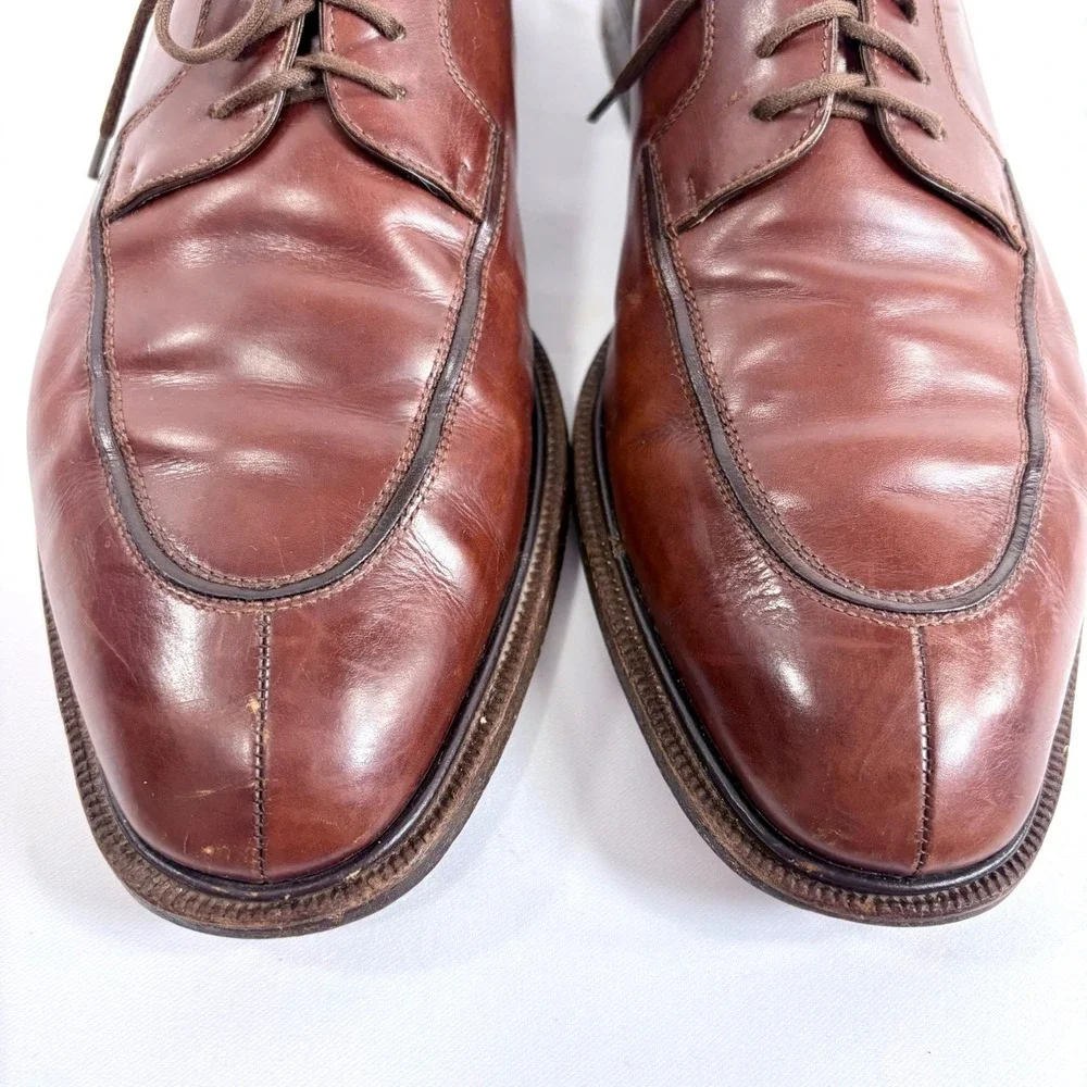 Gravati for Richards Greenwich Oxford Brown‎ Leather Dress Shoes Men 11.5 M
